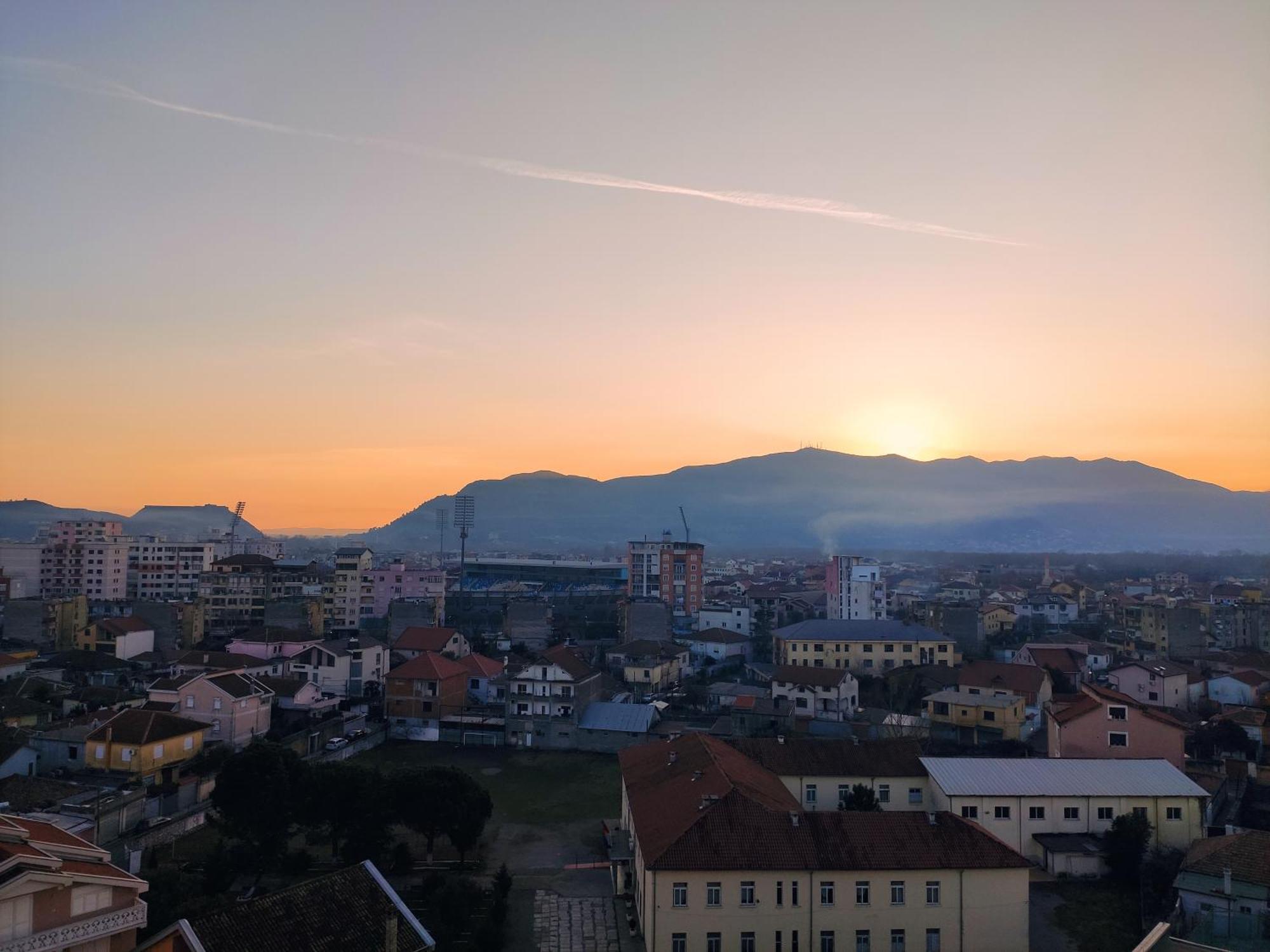 Sunset View Apartment Shkoder Rooftop Buitenkant foto