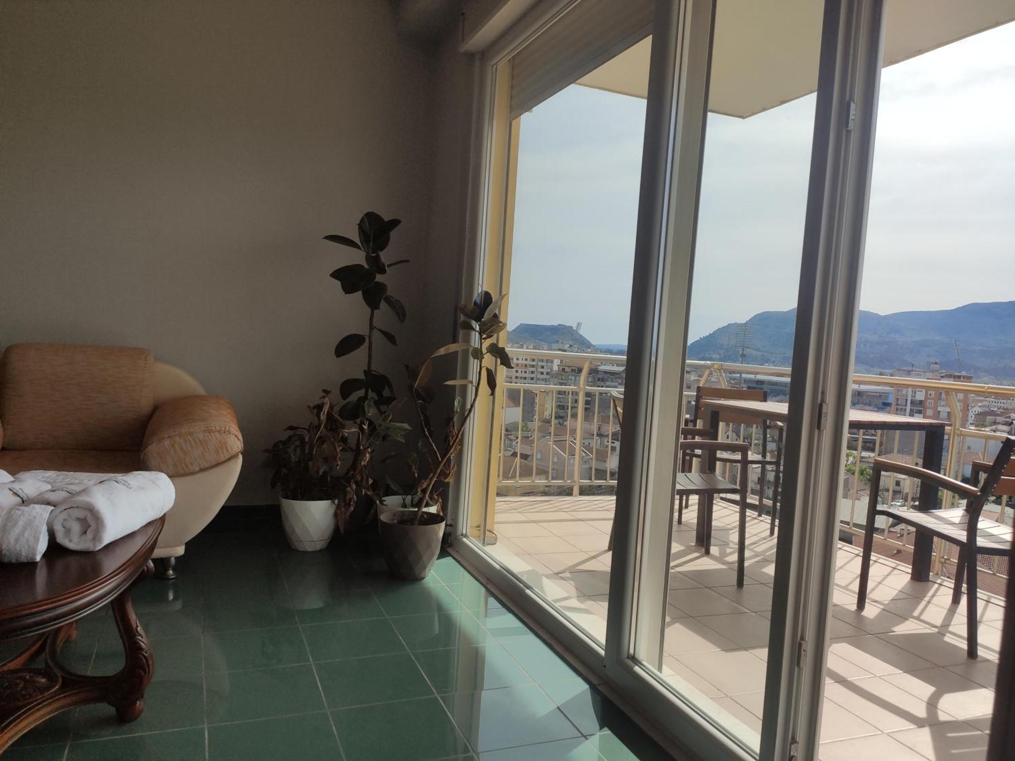 Sunset View Apartment Shkoder Rooftop Buitenkant foto